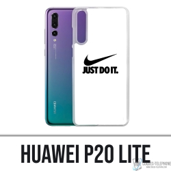 Huawei P20 Lite Case - Nike Just Do It White