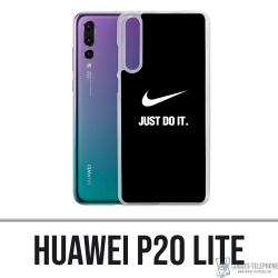 Coque Huawei P20 Lite - Nike Just Do It Noir