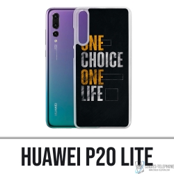 Custodia Huawei P20 Lite - Una scelta di vita