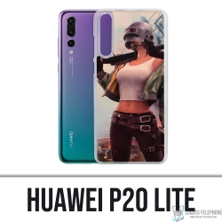 Custodia Huawei P20 Lite - Ragazza PUBG
