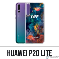Huawei P20 Lite Case - Off White Color Cloud