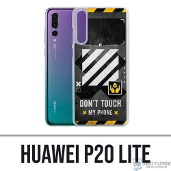 Custodia Huawei P20 Lite - Bianco sporco incluso il telefono touch