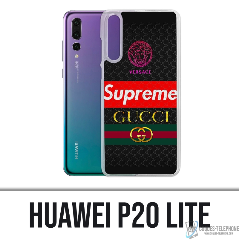 Coque Huawei P20 Lite - Versace Supreme Gucci