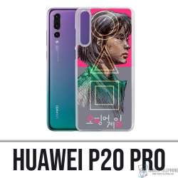 Huawei P20 Pro Case - Squid Game Girl Fanart