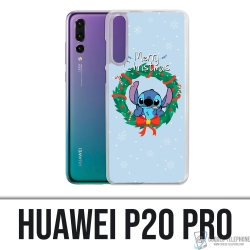 Custodia Huawei P20 Pro - Stitch Buon Natale