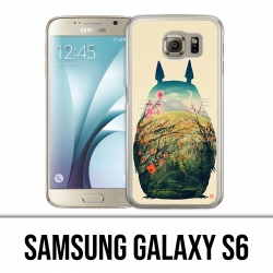 Samsung Galaxy S6 Hülle - Totoro Zeichnung