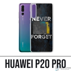 Huawei P20 Pro Case - Nie vergessen