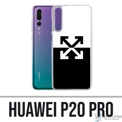 Custodia Huawei P20 Pro - Logo bianco sporco