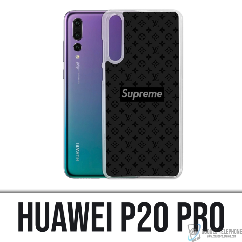 Huawei P20 Pro Case - Supreme Vuitton Black