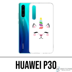 Funda Huawei P30 - Gato Unicornio