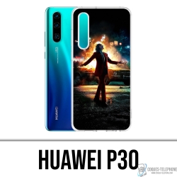 Custodia Huawei P30 - Joker Batman in fiamme