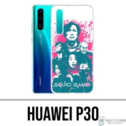 Huawei P30 Case - Squid Game Characters Splash