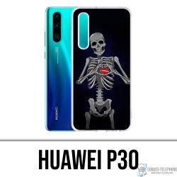 Coque Huawei P30 - Coeur Squelette