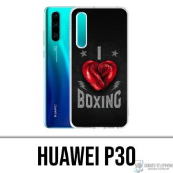 Huawei P30 Case - Ich liebe Boxen