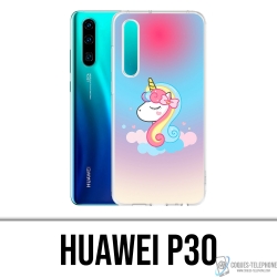 Custodia Huawei P30 - Unicorno nuvola