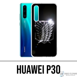 Funda Huawei P30 - Logotipo de Attack On Titan