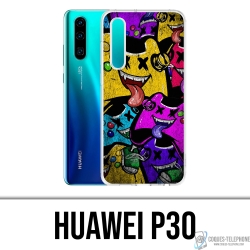 Coque Huawei P30 - Manettes Jeux Video Monstres