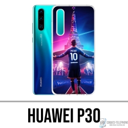 Huawei P30 Case - Messi PSG Paris Eiffelturm