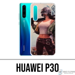 Funda Huawei P30 - Chica PUBG