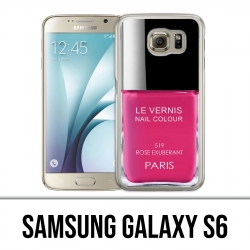Carcasa Samsung Galaxy S6 - Barniz Paris Rosa