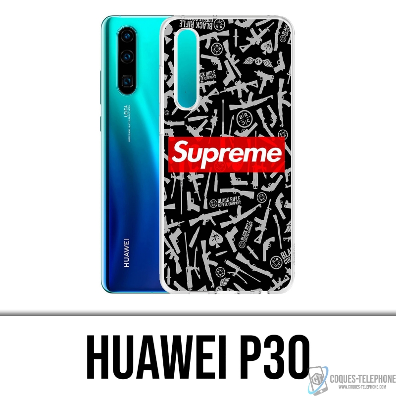 Funda Huawei P30 - Rifle Supremo Negro