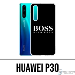 Coque Huawei P30 - Hugo Boss Noir
