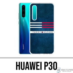 Custodia Huawei P30 - Strisce Tommy Hilfiger