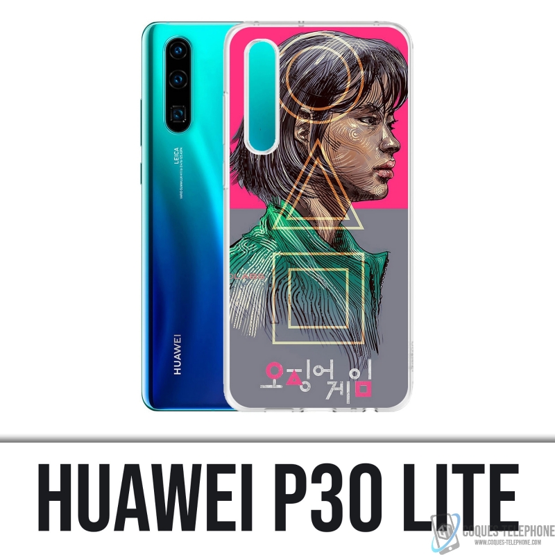 Huawei P30 Lite Case - Squid Game Girl Fanart