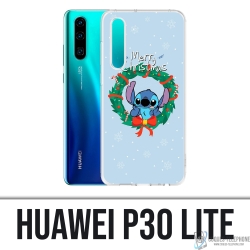 Coque Huawei P30 Lite - Stitch Merry Christmas
