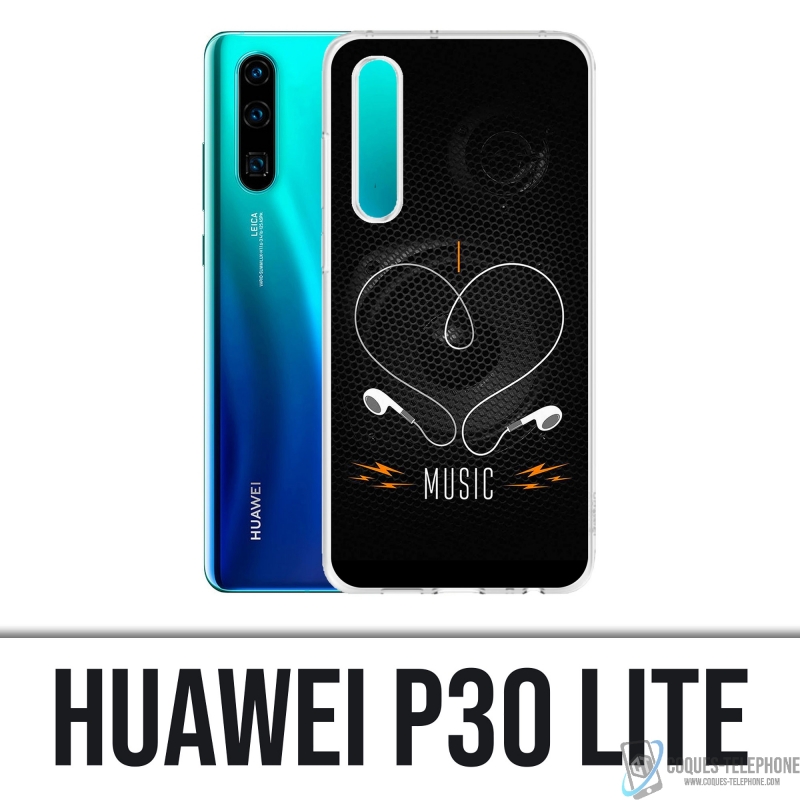 Huawei P30 Lite Case - I Love Music