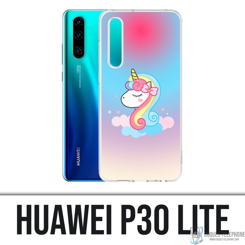 Coque Huawei P30 Lite - Licorne Nuage