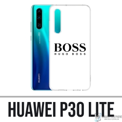 Coque Huawei P30 Lite - Hugo Boss Blanc