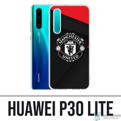 Custodia Huawei P30 Lite - Logo moderno Manchester United