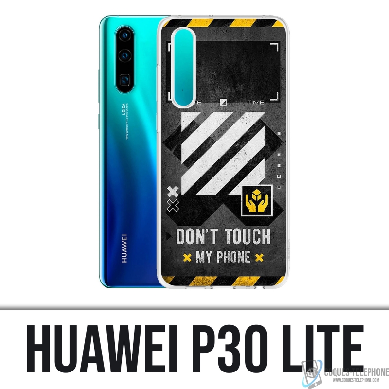 Huawei P30 Lite Case - Off White Including Touch Phone
