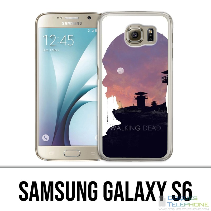 Samsung Galaxy S6 Case - Walking Dead Ombre Zombies