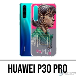 Huawei P30 Pro Case - Squid Game Girl Fanart