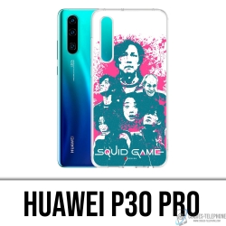 Huawei P30 Pro Case - Squid Game Characters Splash
