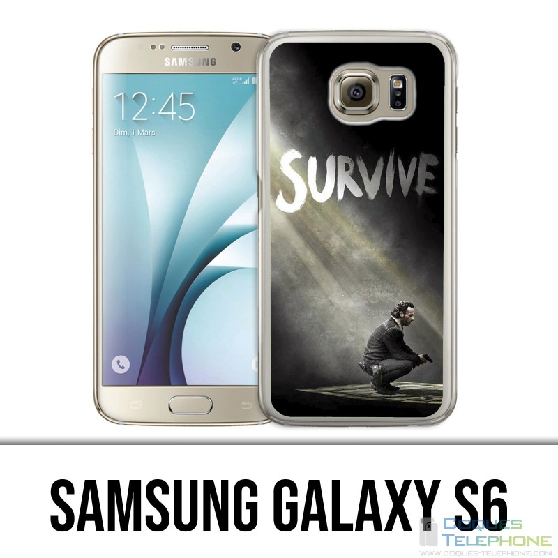 Samsung Galaxy S6 Hülle - Walking Dead Survive