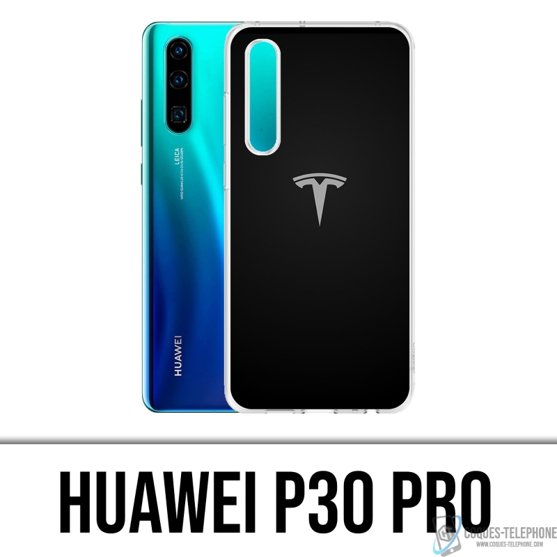 Custodia Huawei P30 Pro - Logo Tesla