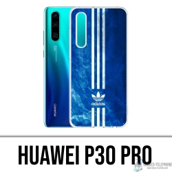 Coque Huawei P30 Pro - Adidas Bandes Bleu