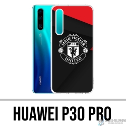 Custodia Huawei P30 Pro - Logo moderno Manchester United