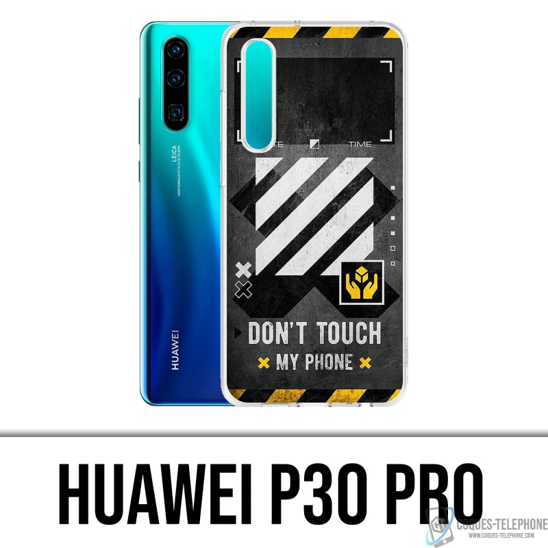 Custodia Huawei P30 Pro - Bianco sporco incluso il telefono touch