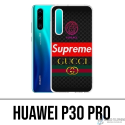 Coque Huawei P30 Pro - Versace Supreme Gucci