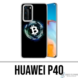 Funda Huawei P40 - Logotipo de Bitcoin