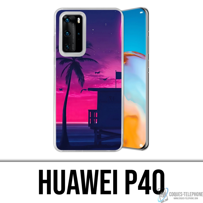 Custodia Huawei P40 - Viola Miami Beach