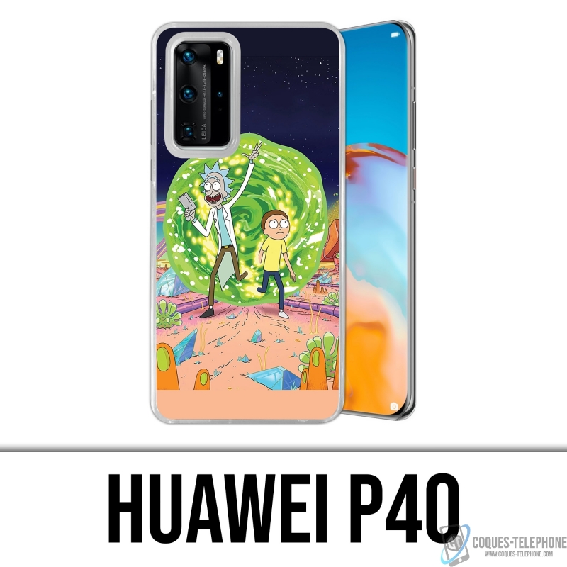 Huawei P40 Case - Rick And Morty
