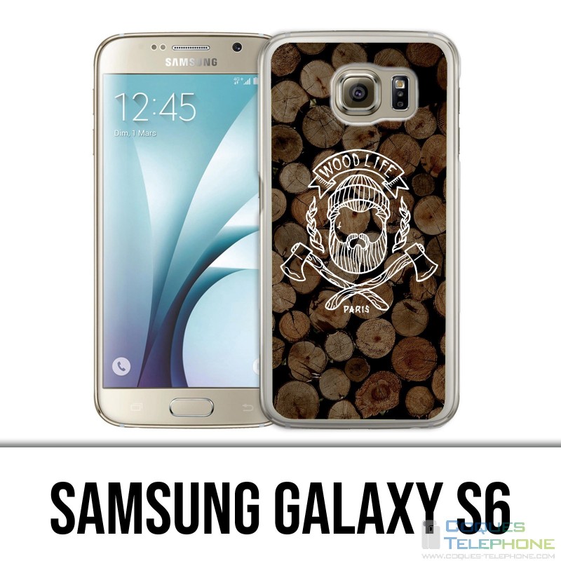 Samsung Galaxy S6 Hülle - Wood Life