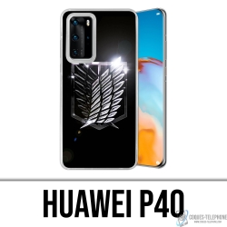 Funda Huawei P40 - Logotipo de Attack On Titan