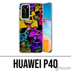 Coque Huawei P40 - Manettes Jeux Video Monstres