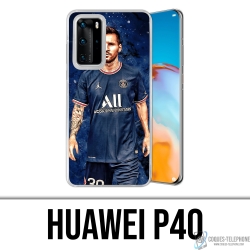 Coque Huawei P40 - Messi PSG Paris Splash